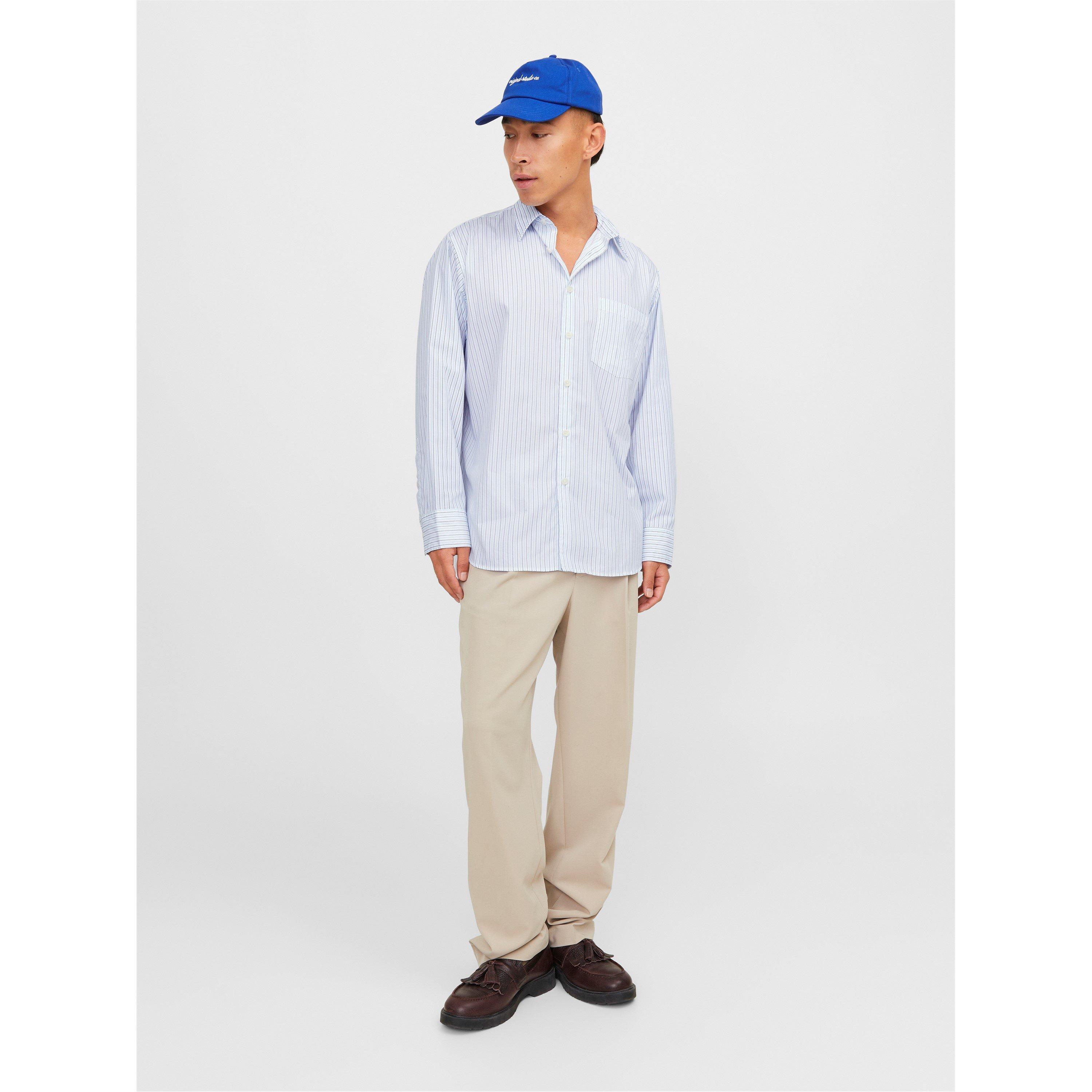 Jack and Jones Long Sleeve Oversized Shirt Mens