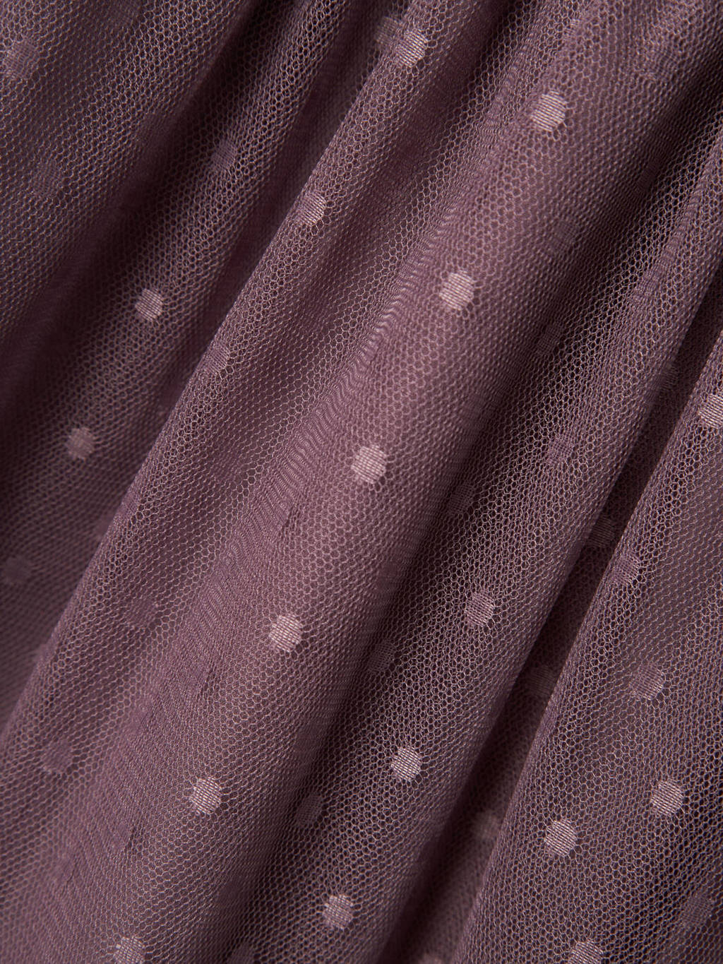 NAME IT semi-transparante jurk aubergine
