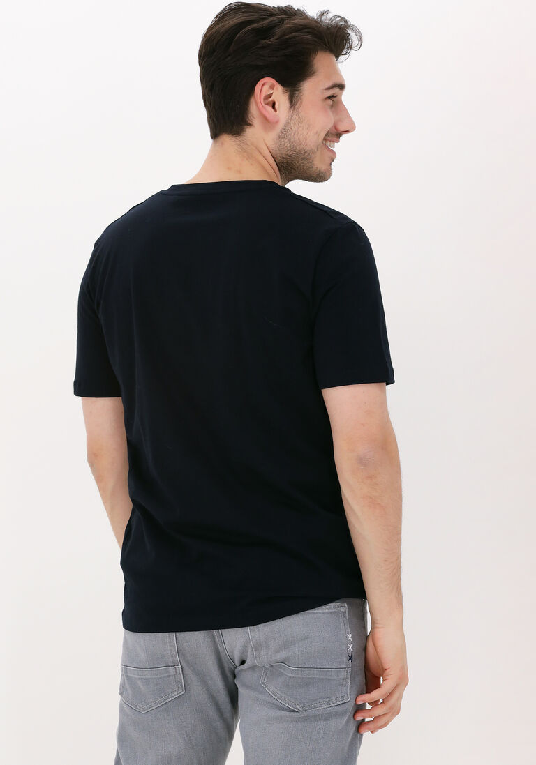 SCOTCH & SODA donkerblauwe scotch & soda t-shirt crewneck jersey t-shirt