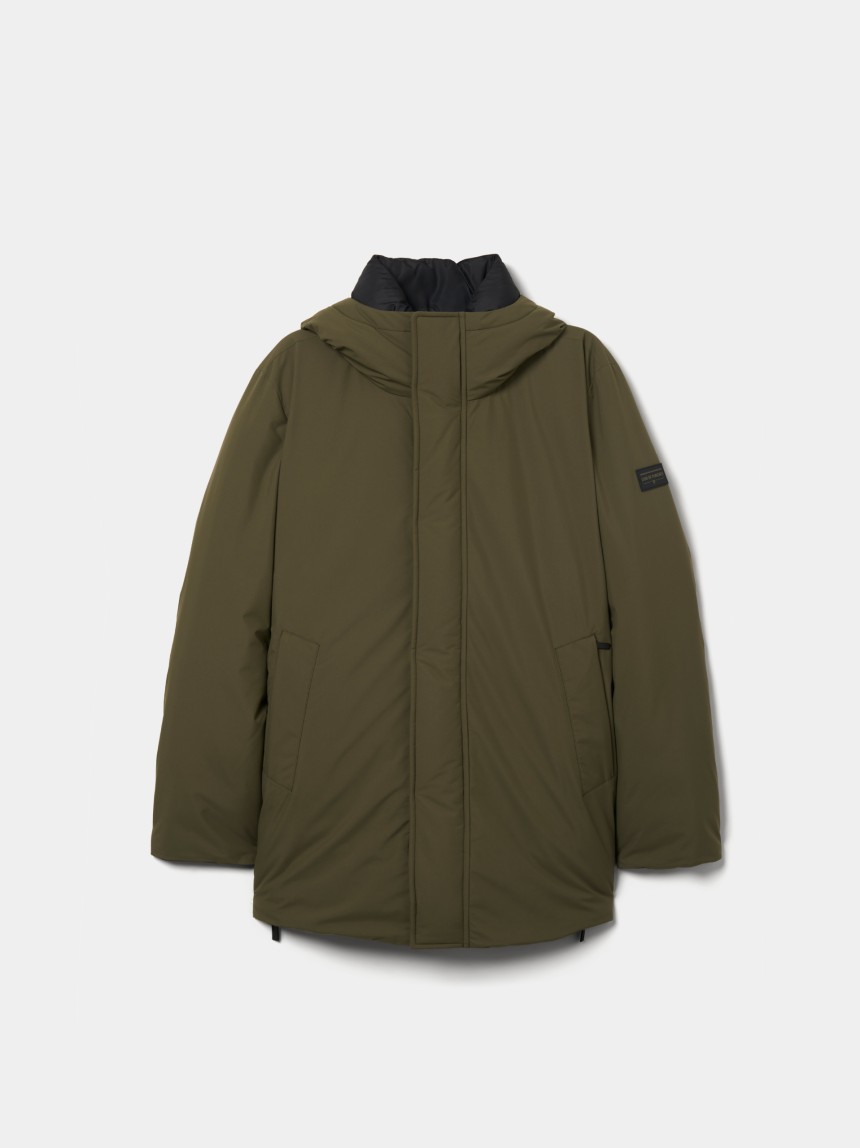 Parka Acolchoada com Capuz