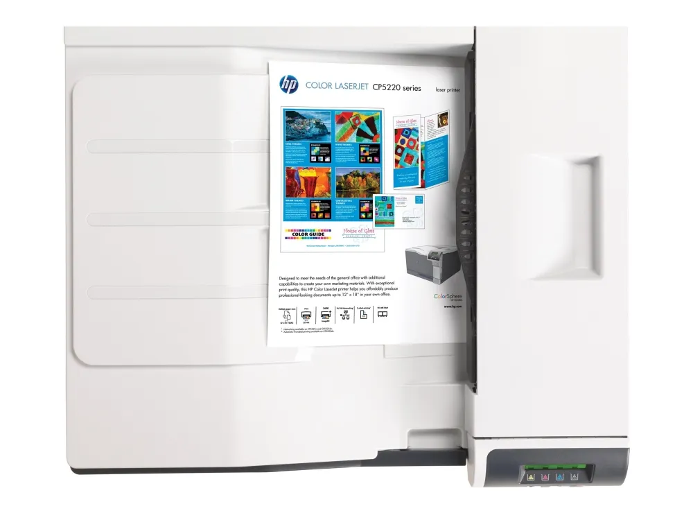 HP Color LaserJet Professional CP5225 - Printer - farve - laser - A3 - 600 dpi - op til 20 spm (mono) / op til 20 spm (farve) - kapacitet: 350 ark - USB