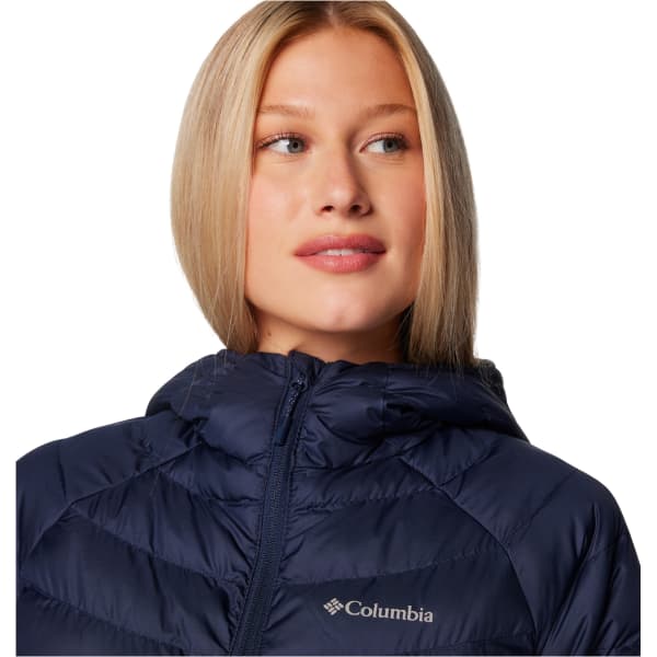 Doudoune randonnée COLUMBIA W POWDER LITE II HOODED JACKET COLLEGIATE NAVY