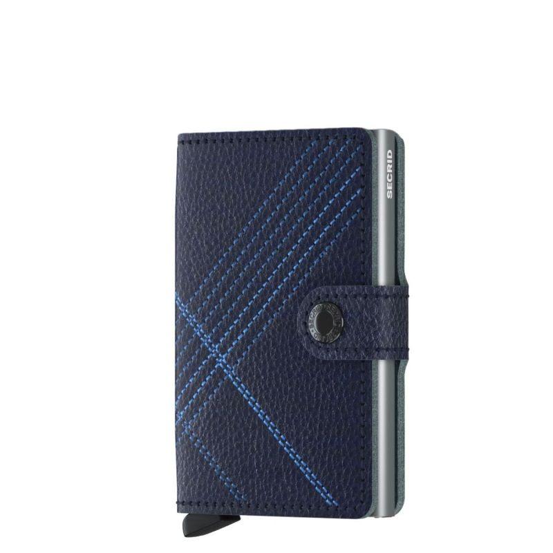 Secrid Mini Wallet Stitch Linea Navy