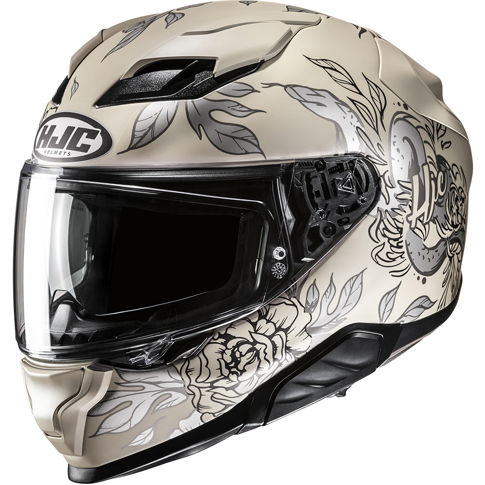HJC - Casque F71 Eliz MC9SF / Or / Argent / Mat