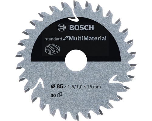 Standaard cirkelzaagblad voor multimateriaal H Ø 85x15 Z30