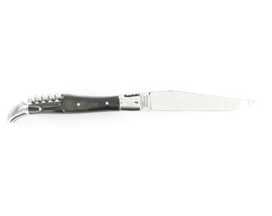 Laguiole Buffle Brut - 2 pièces - 2 mitres Couteau de Poche - Laguiole par Fontenille Pataud