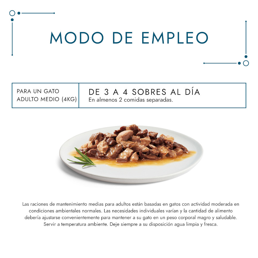 Sachê de filés de carne Gourmet Perle Duo para gatos