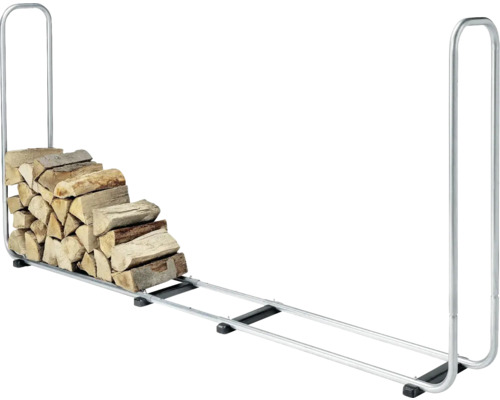 Wolfcraft brandhoutstapelhulp, 105 x 234 x 25 cm, grijs