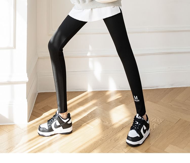 EFO - Legging met fleecevoering en letters