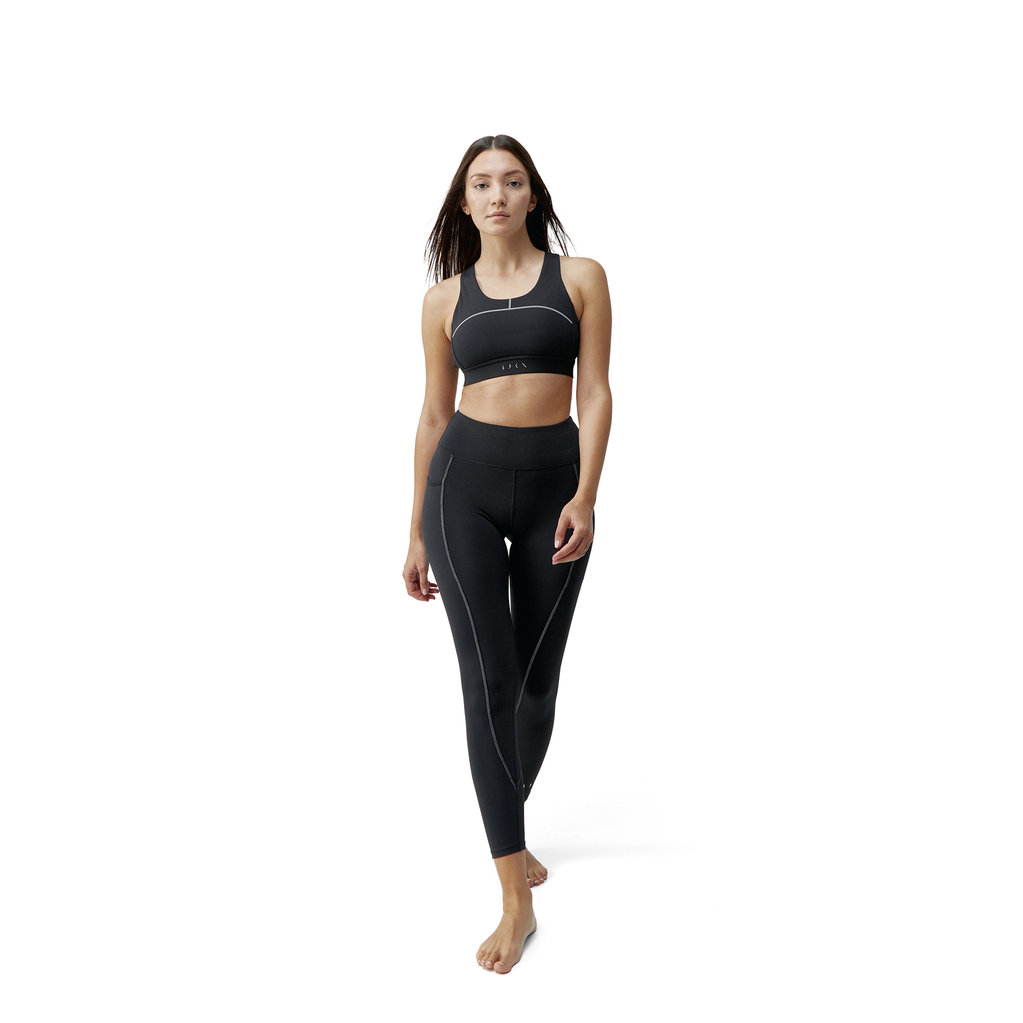 CAROLE - Legging carole à motifs réfléchissants | Noir