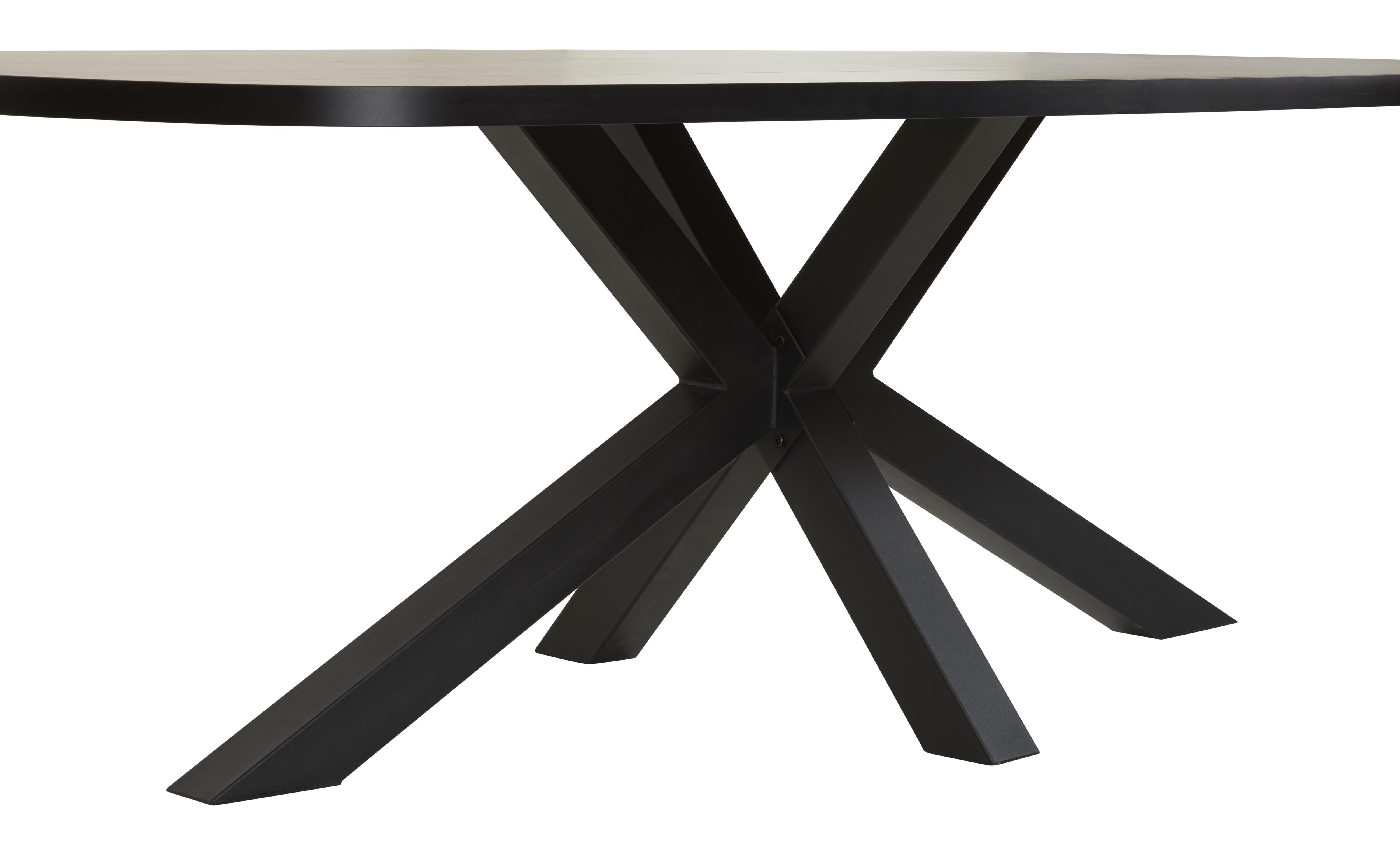 OTTO TABLE OVALE 230X119X76CM PIEDS ARAIGNEE