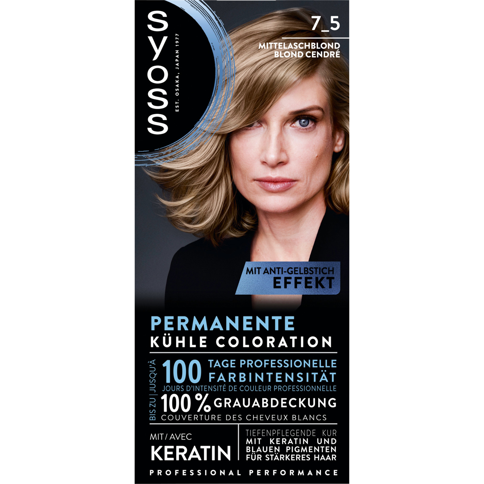 Syoss Coloration 7-5 Mittelaschblond