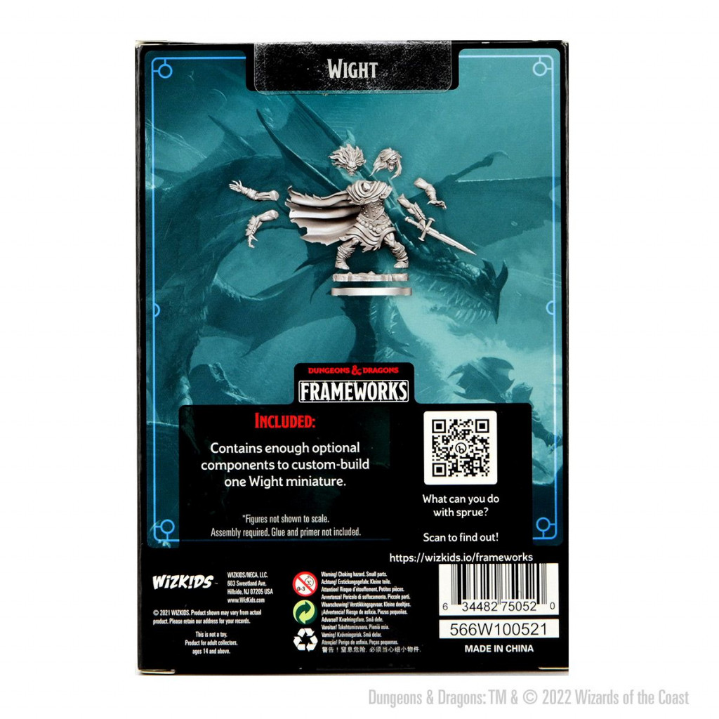 D&D Frameworks Unpainted Miniatures - Wight