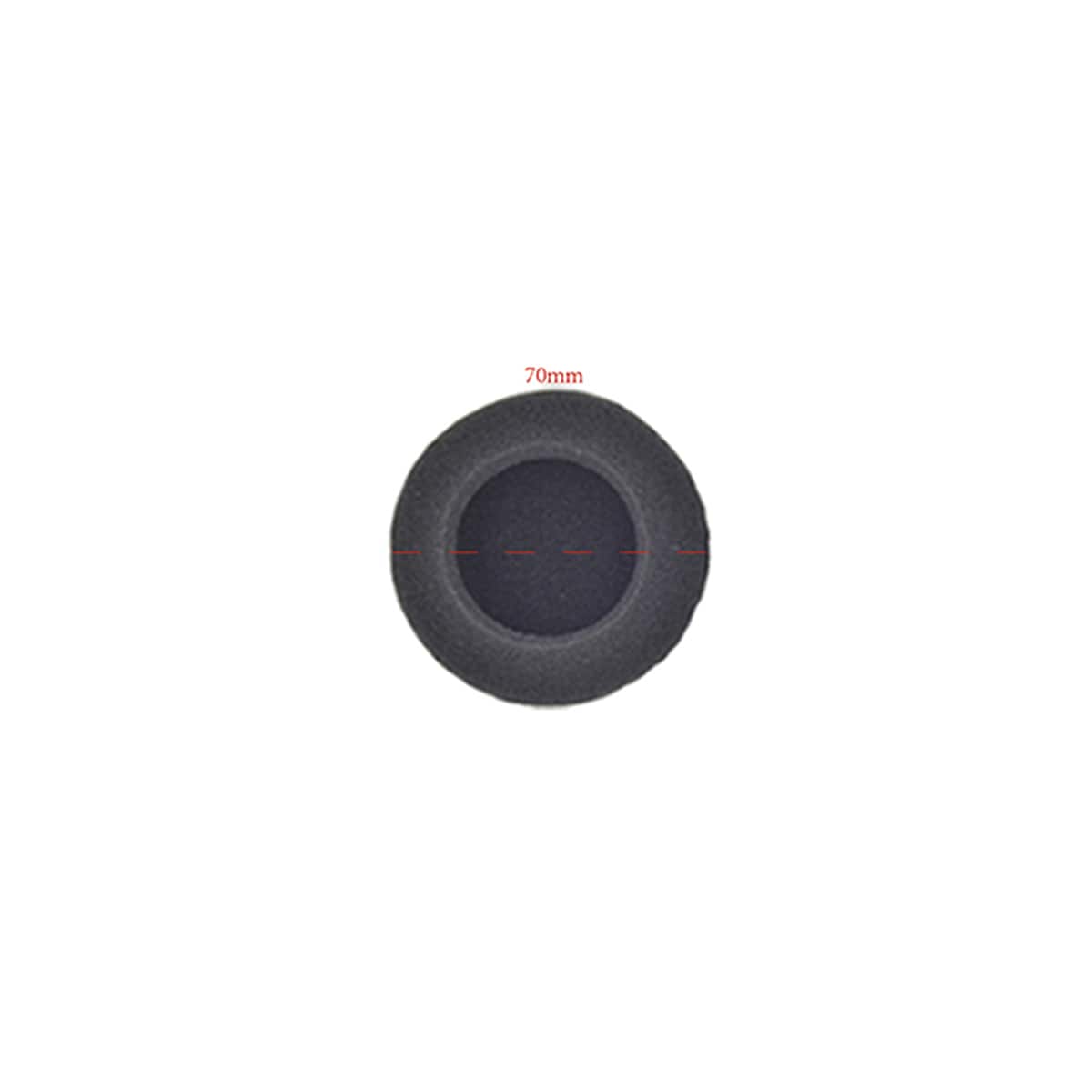 5 par øreputer for øretelefoner Sort 70mm