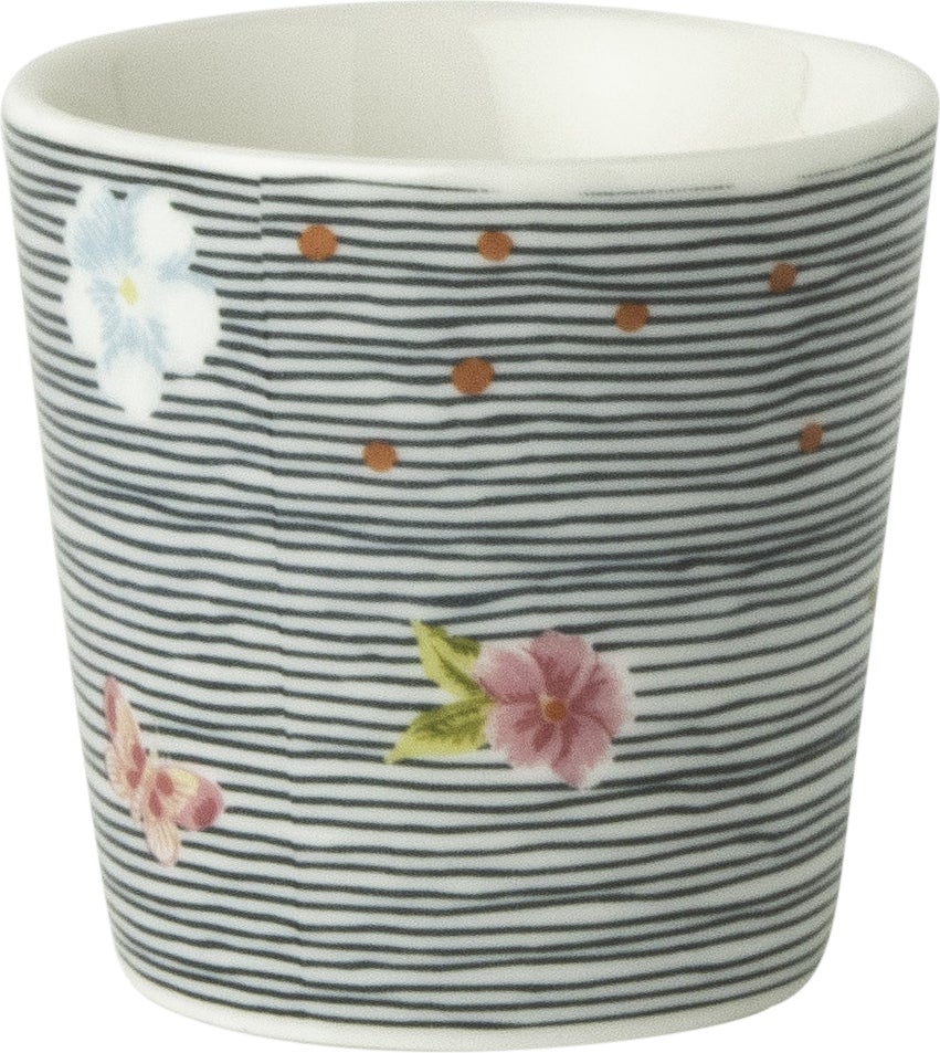 Laura Ashley eierdop Midnight Pinstripe blauw D 5,1 H 4,9 cm