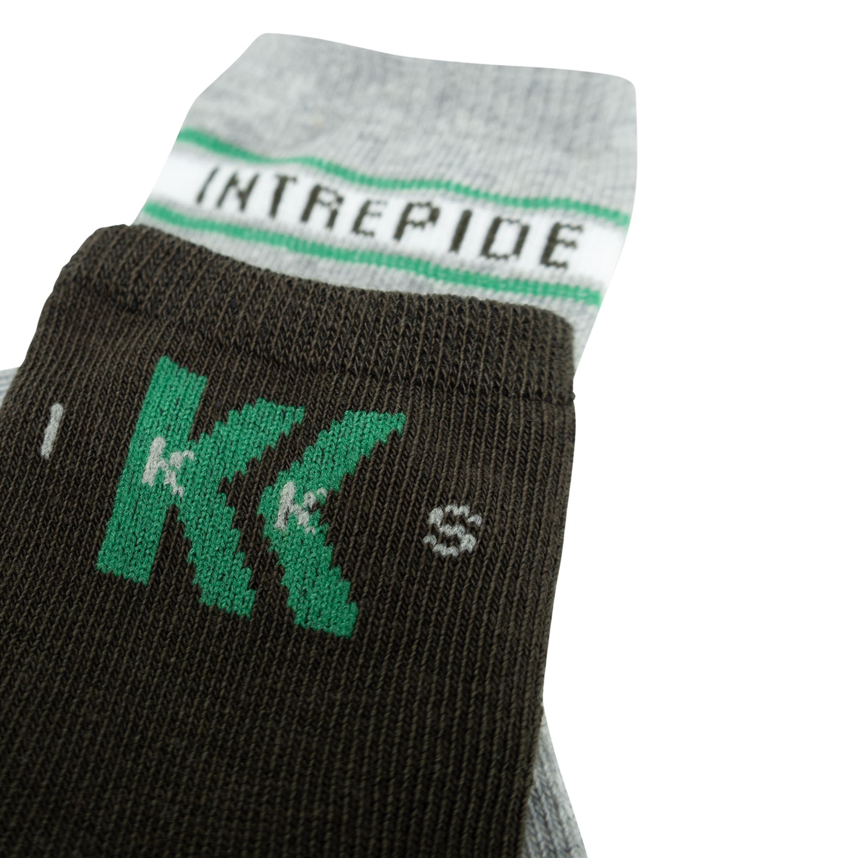 Lot de 2 chaussettes en coton mélangé| Kaki