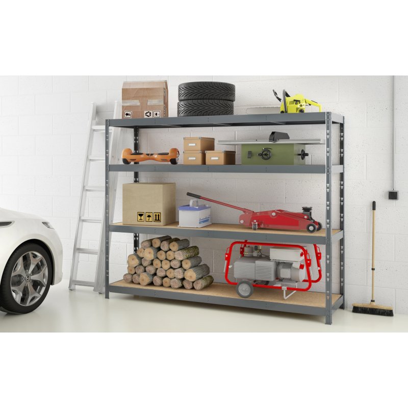 Rayonnage MODULO - Etagère Rack - 4 plateaux