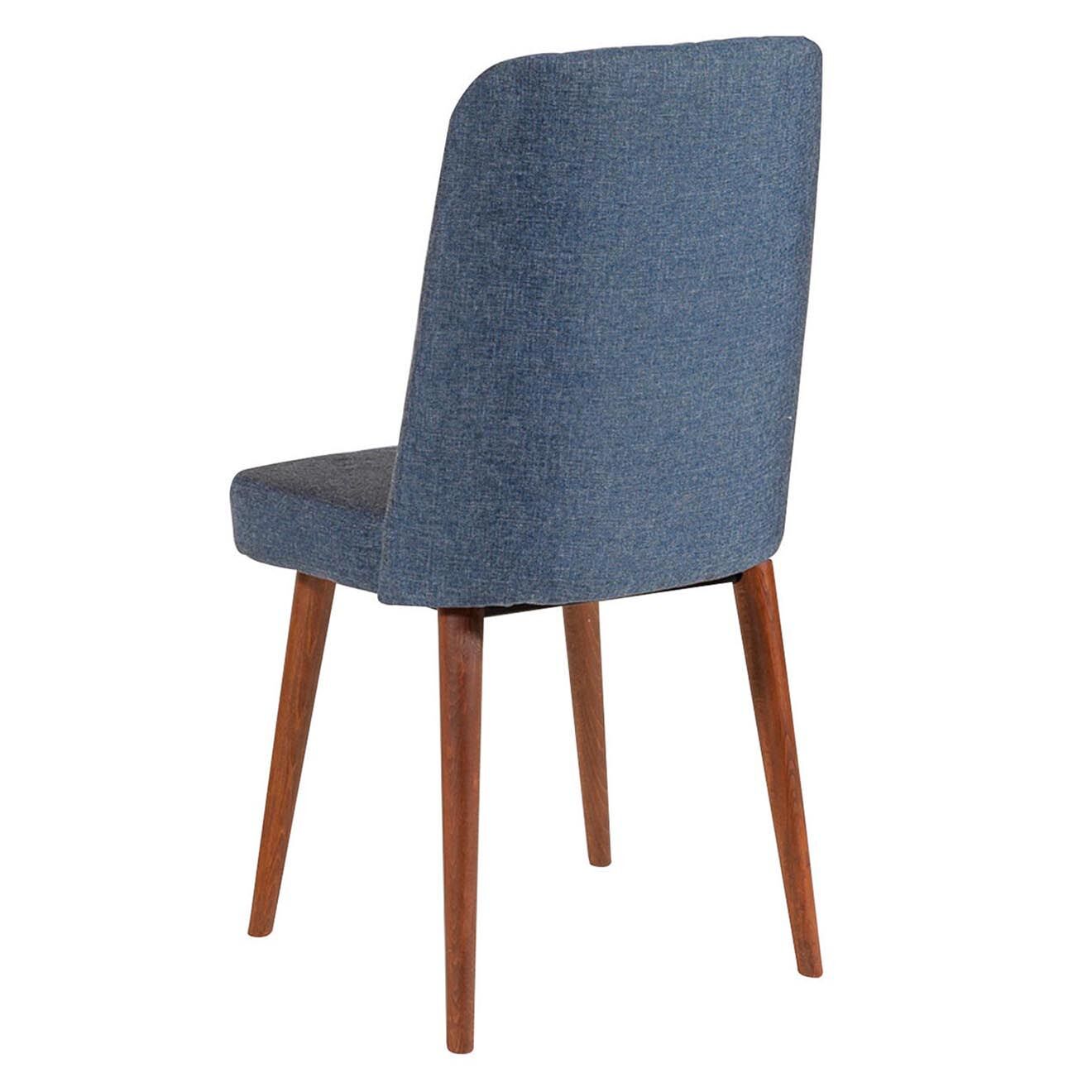 Homitis Ensemble Table + 2 Chaises + 1 Banc Vina 1048 beige/bleu foncé