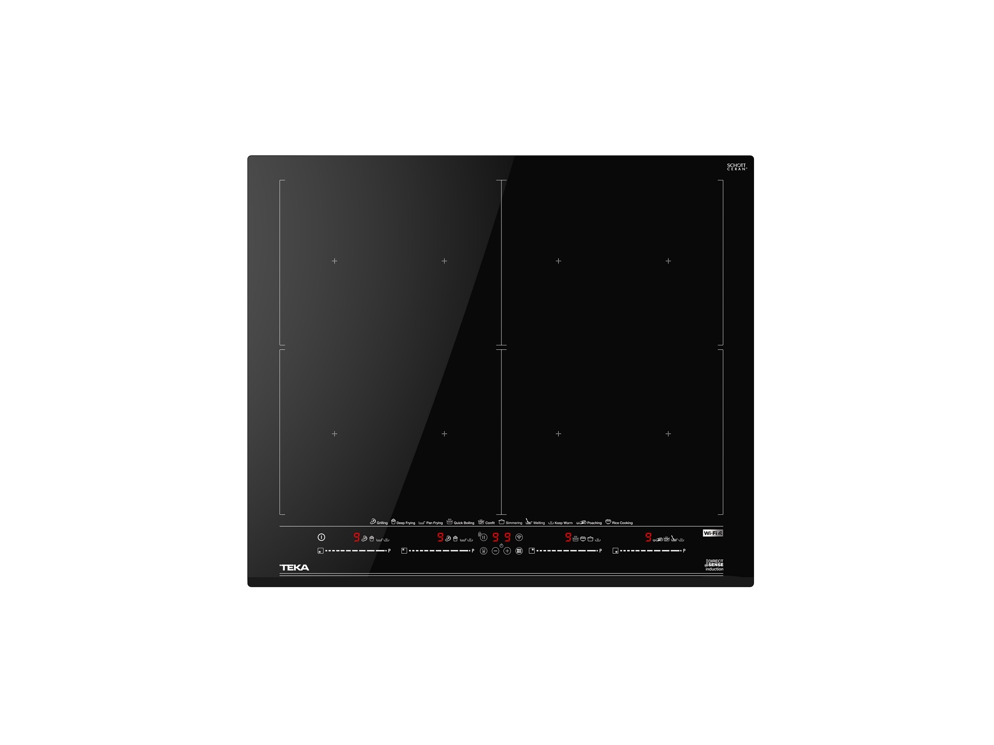 PLACA DE INDUÇÃO TEKA IZF 68770 MST BK 60CM PRETO FULL FLEX