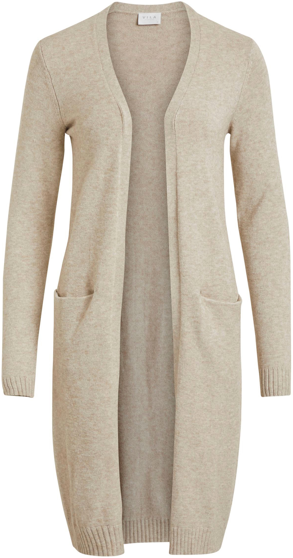 Vila Longstrickjacke »VIRIL LONG L/S  KNIT CARDIGAN - NOOS«, in knielanger Form