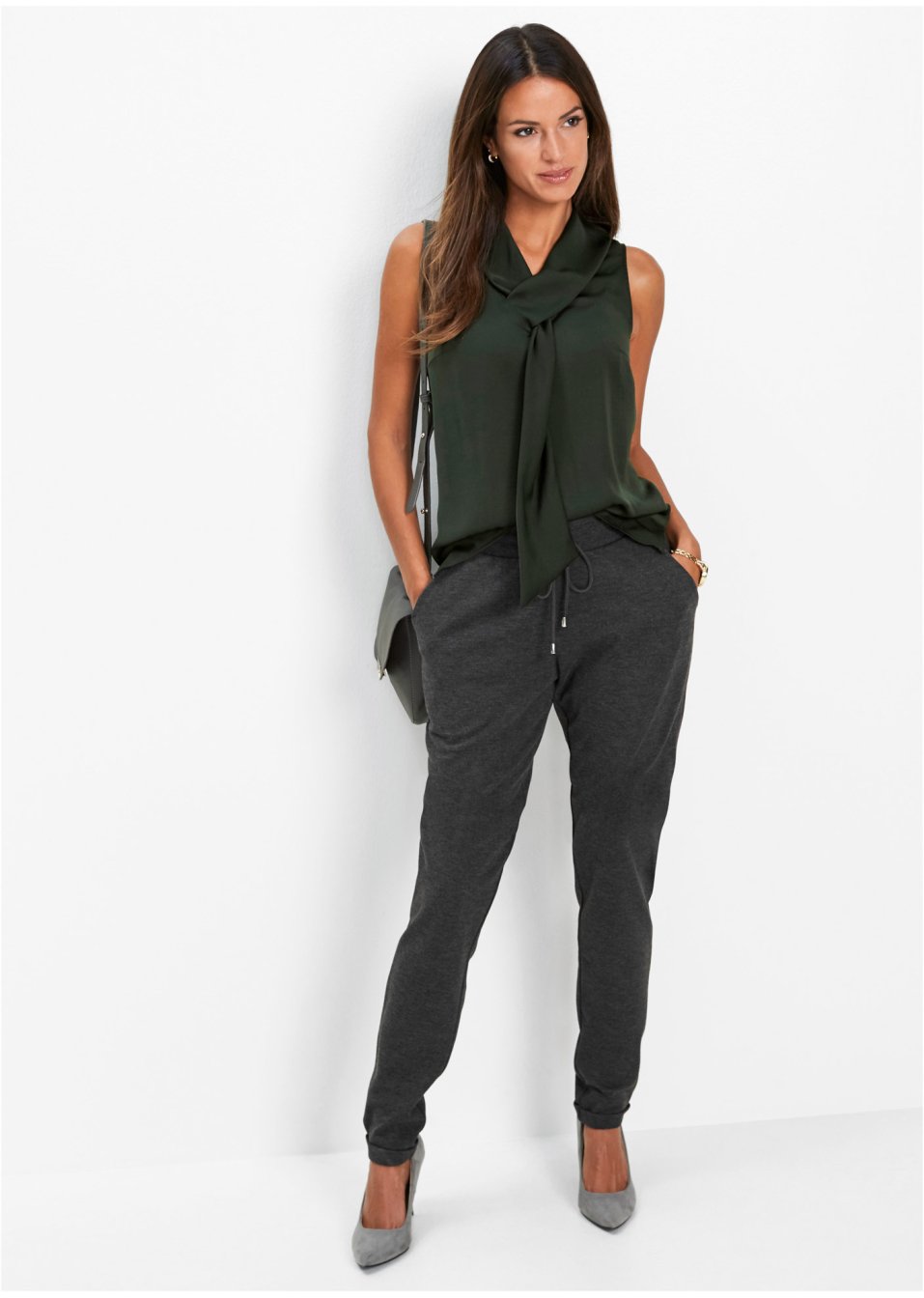 Pantalon à enfiler avec taille élastique
