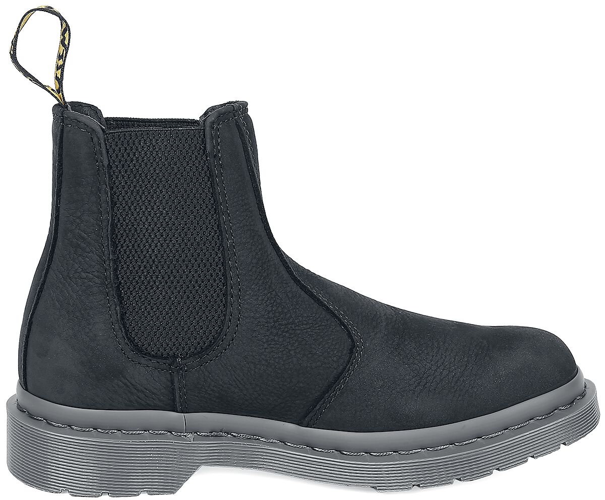 2976 - Black Milled Nubuck Wp | Dr. Martens Bottes