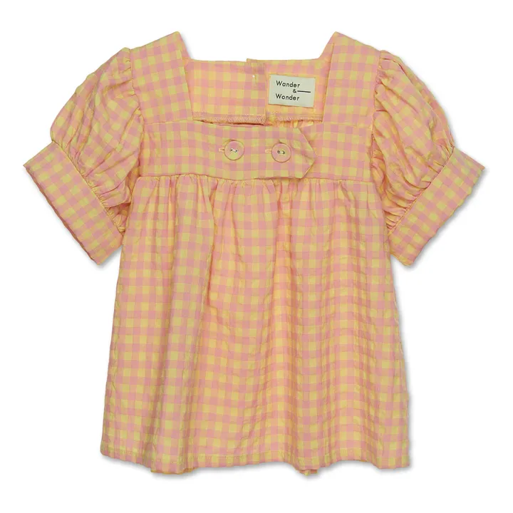 Wander & Wonder Blouse Vichy | Abricot