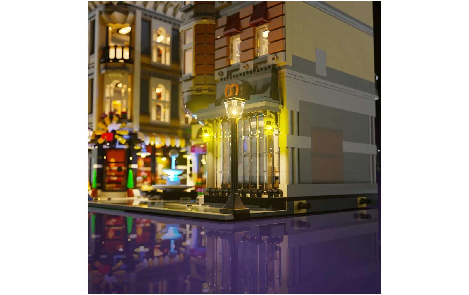 LED-Licht-Set für LEGO® LMB 2.0 für 10255 Stadtleben<br>Beleuchtungs-Kit