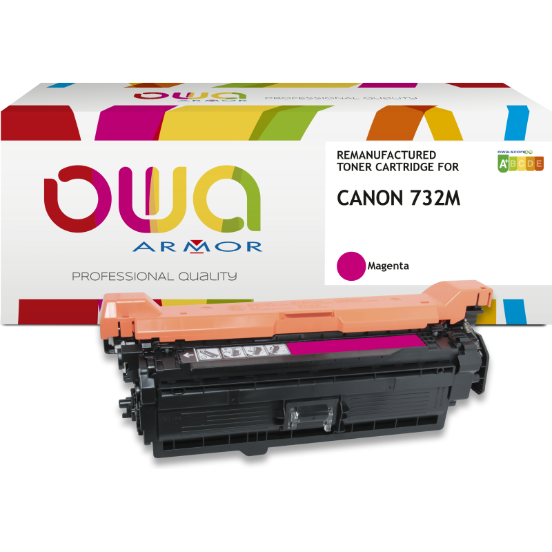 Toner remanufacturé OWA - standard - pour CANON 732C