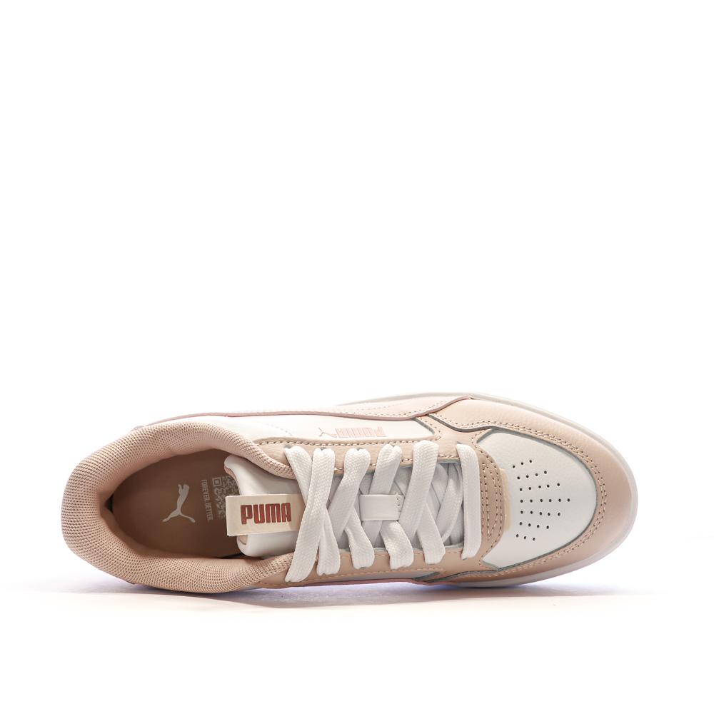Puma Baskets Blanc/Vieux Rose Femme Puma Karmen Rebelle