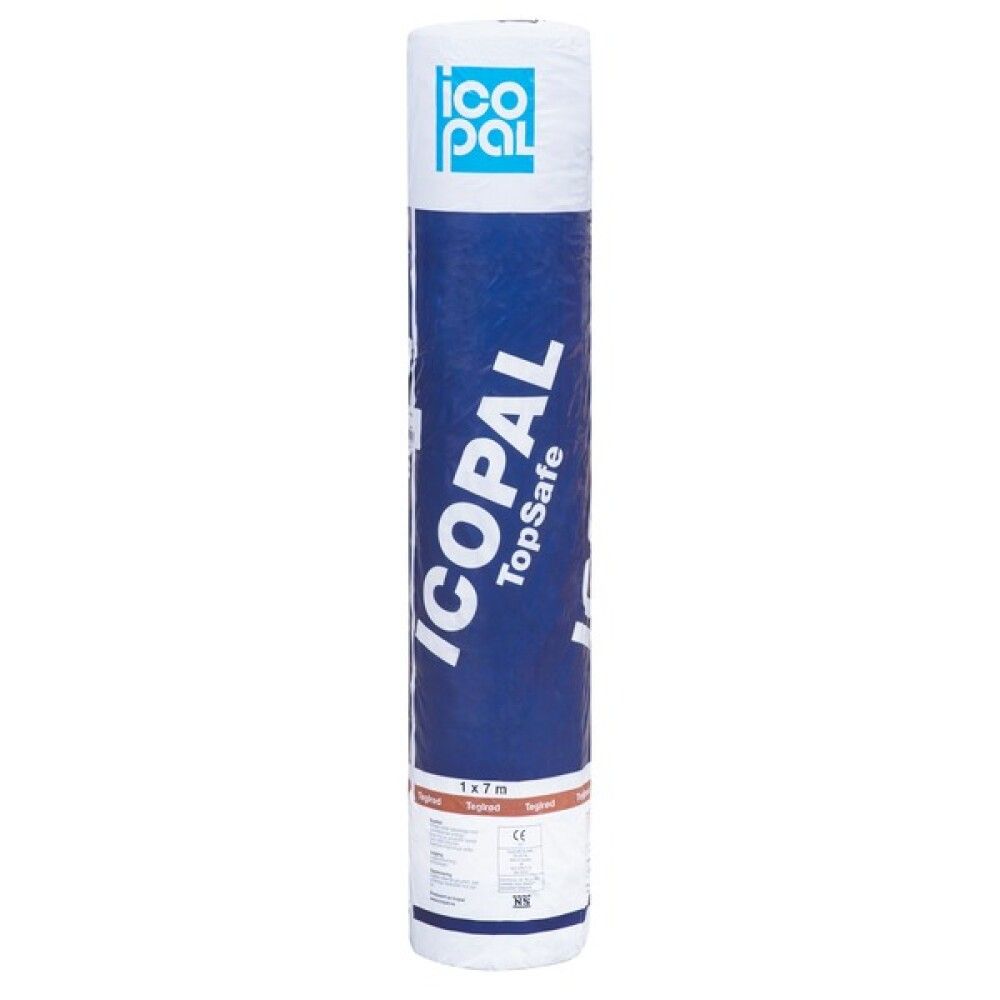 TOPSAFE ICOPAL 1X7 M TEGLRØD