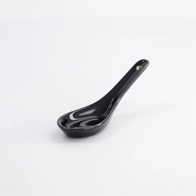 Zwarte Series Lepel 12.5x4cm