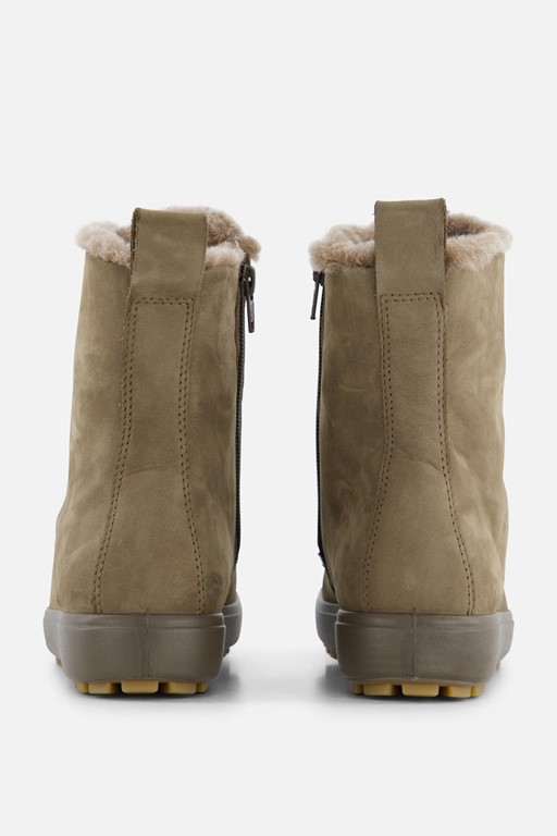 Ecco Soft 7 Tred W Veterboots groen Nubuck