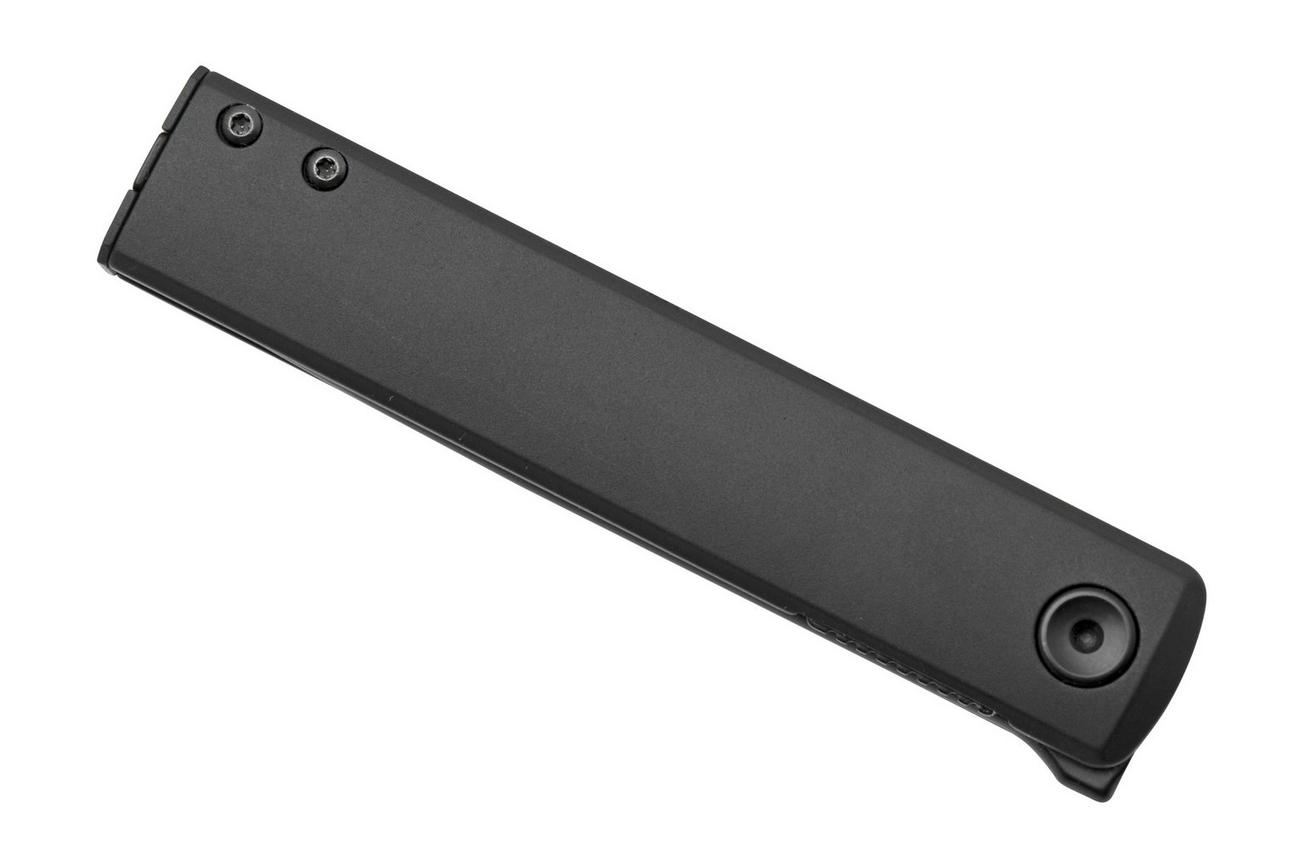 Fox Knives Chnops, FX-543 ALB, Black Aluminum, Black Becut zakmes, Riccardo Gobbato design