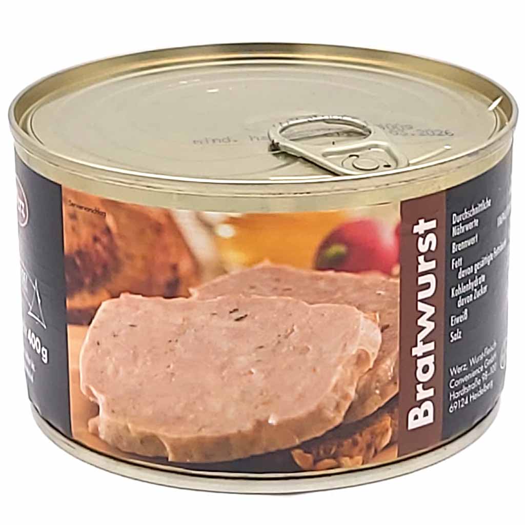 Werz Hausmacher Dosenwurst Bratwurst 400g MHD:29.4.26