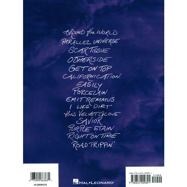 Hal Leonard RHCP Californication Guitar