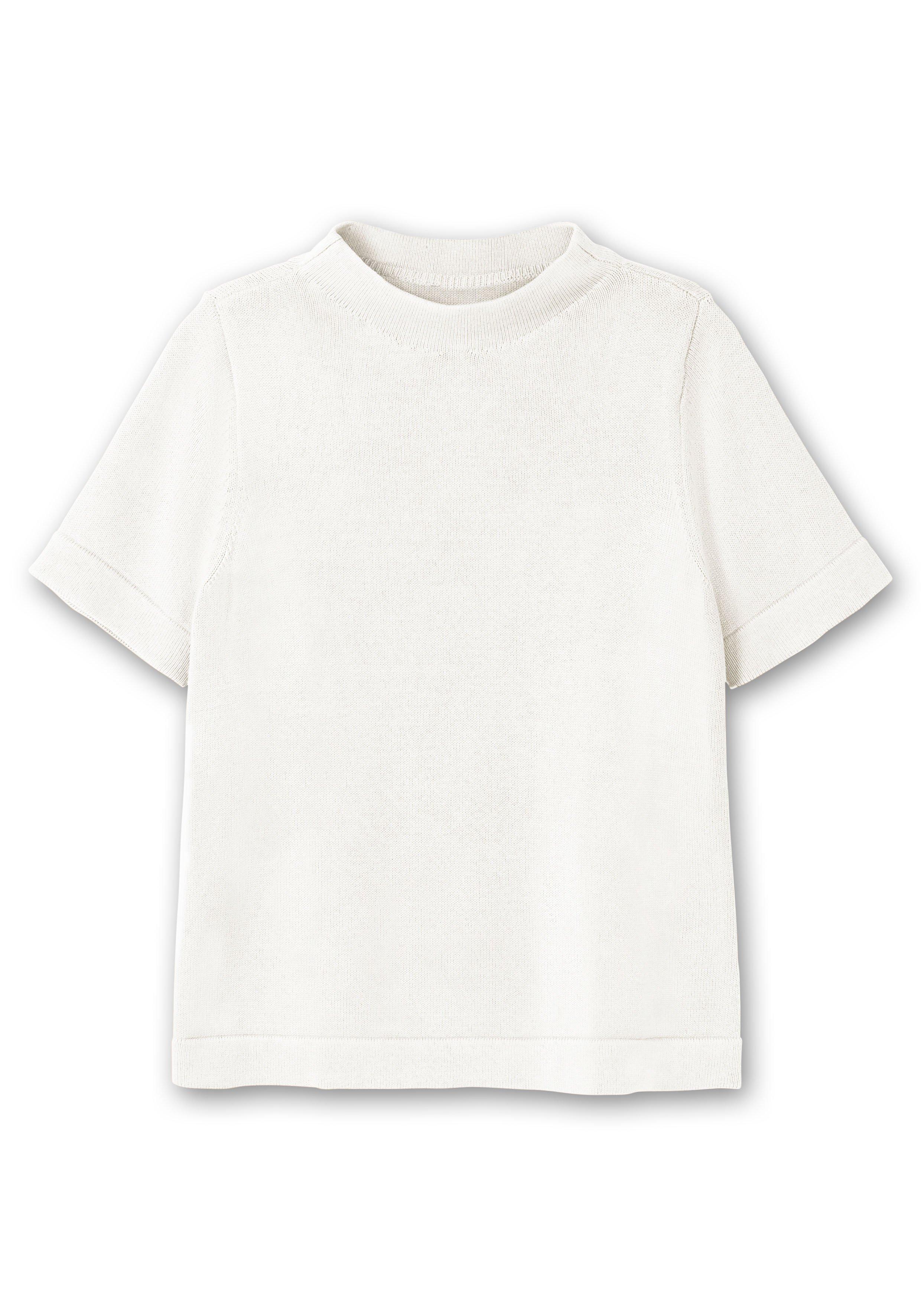 Pullover mit Halbarm und Stehkragen