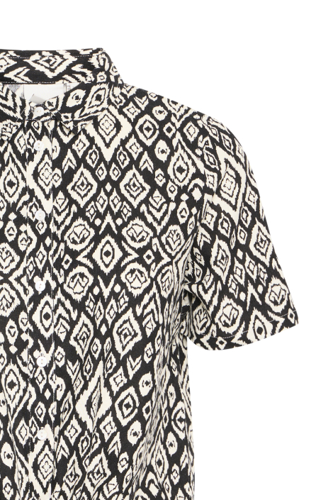 Ichi zwarte dames blouse