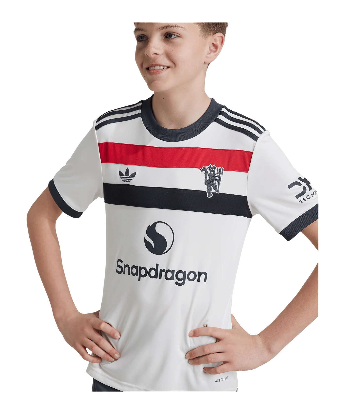adidas Originals Manchester United Trikot 3rd 2024/2025 Kids Weiss