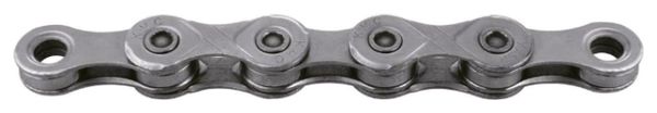 CHAINE VELO ROUTE-VTT 10V. KMC X10 GRISE 114 MAILLONS COMPATIBLE SHIMANO ET SRAM (SOUS BOITE NEUTRE)