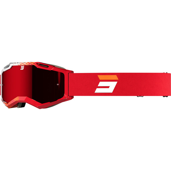 Shot - Masque Iris 2.0 Fusion - Ecran iridium Rouge / Blanc