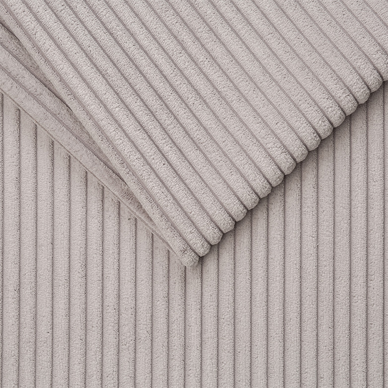 Hocker - dove - Cord - Massivholzfüße
