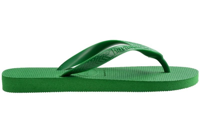 HAVAIANAS TOP VERDE PATRIA KLIPKLAPPER I GRØNT GUMMI