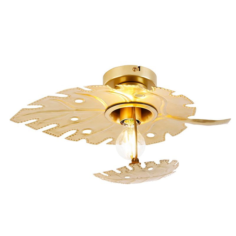 Design wandlamp antiek goud - Carballo