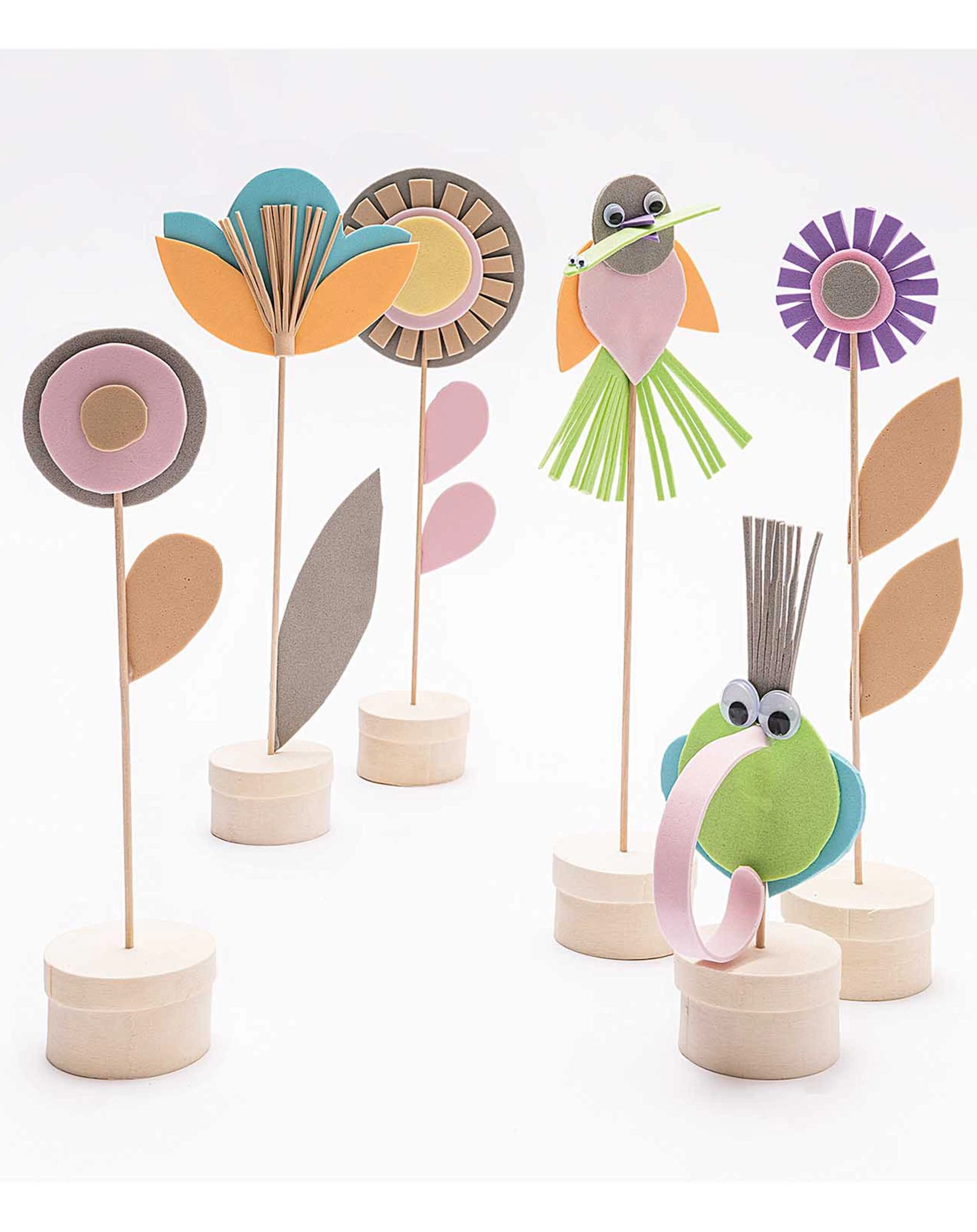 Moosgummiplatten PASTELL 10er-Pack