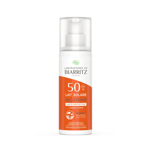 Laboratoires de biarritz Lait Solaire Bio SPF50 100ml