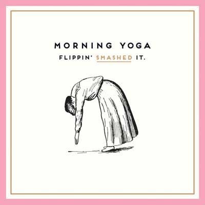 Morning Yoga Card