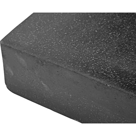 Plano parasolfod sort terrazzo - 40 kg