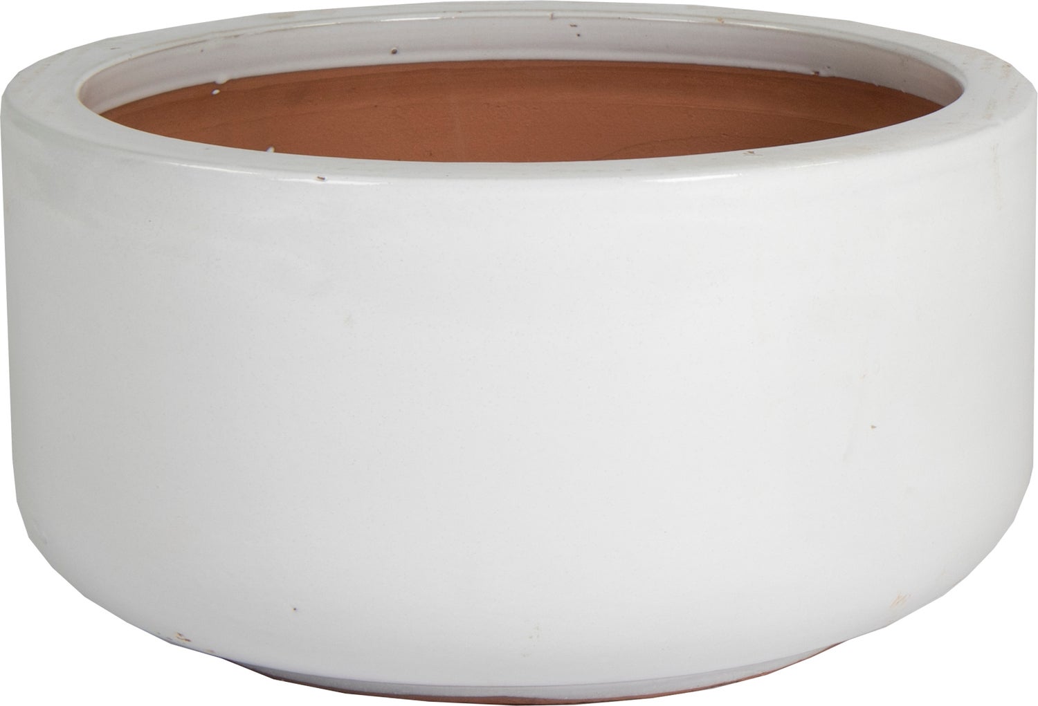 Mega Collections schaal glazuur D 38 cm wit