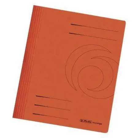 Herlitz Schnellhefter gefaltet, orange intensiv, A4